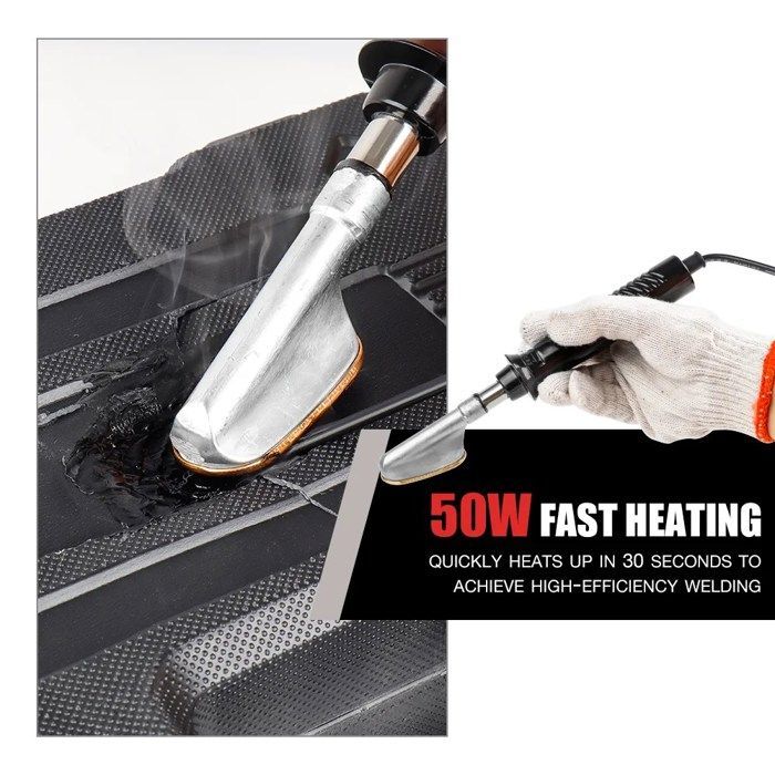 Soldador para reparación de parachoques de coche, estación de soldadura con temperatura ajustable, herramienta de planchado, 50W, 100W