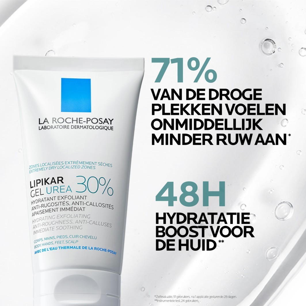 La Roche-Posay Lipikar Urea 30% gelio kūno losjonas, 50 ml
