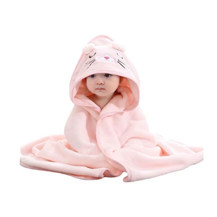 Toalla con capucha para bebé, capa de baño con capucha para bebé, toalla de ducha con capucha para bebé, toalla de baño suave con orejas