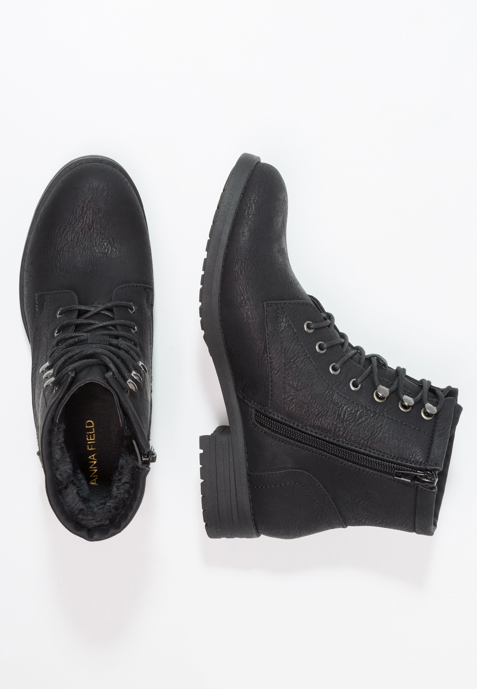 Anna Field Winterstiefel – Schnürstiefeletten – schwarz