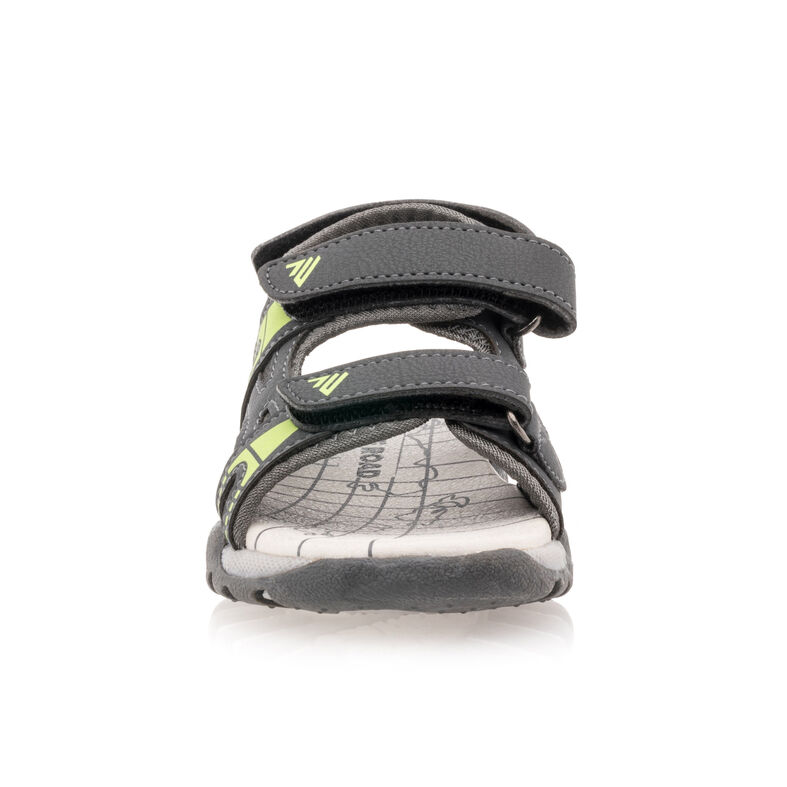 Sandalias grises para niño / Zapatos de punta abierta