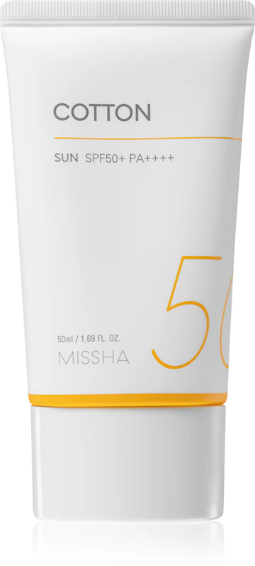 Missha All Around Safe Block Cotton Sun Cream SPF 50+ pre citlivú a alergicky náchylnú pleť