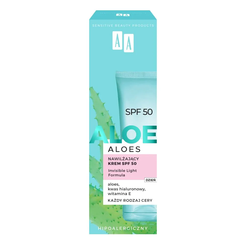 AA Aloes SPF50 - Nawilżający krem 40ml