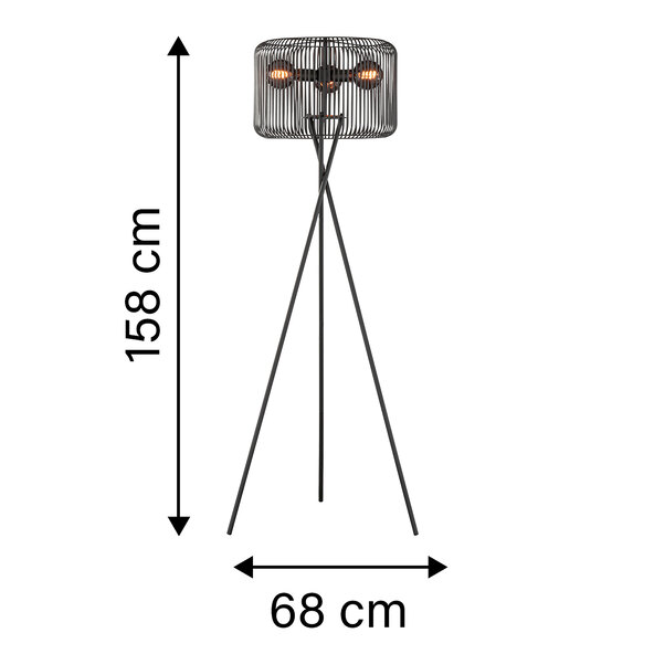 Lampă de podea LED Cage, 12 W, 180 lm