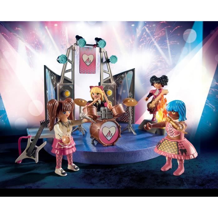 PLAYMOBIL 71042 Rock Band, Confezione promozionale Musicisti, City Life School, Età 4+