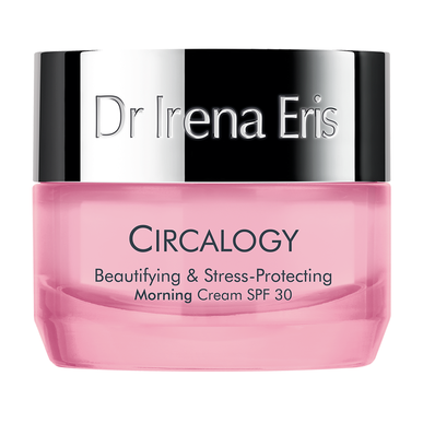 Dr. Irena Eris Circalogy Stress-Protecting Morning Cream, kirkastava ja kosteuttava kasvovoide SPF 30, 50 ml