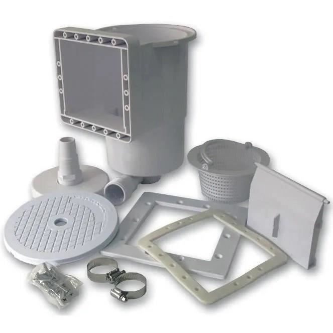 Kit de piscina elevada de acero TOI - Pinus - 640 x 366 x 132 cm - Ovalada (Incluye kit completo: piscina, filtro, skimmer y escalera)