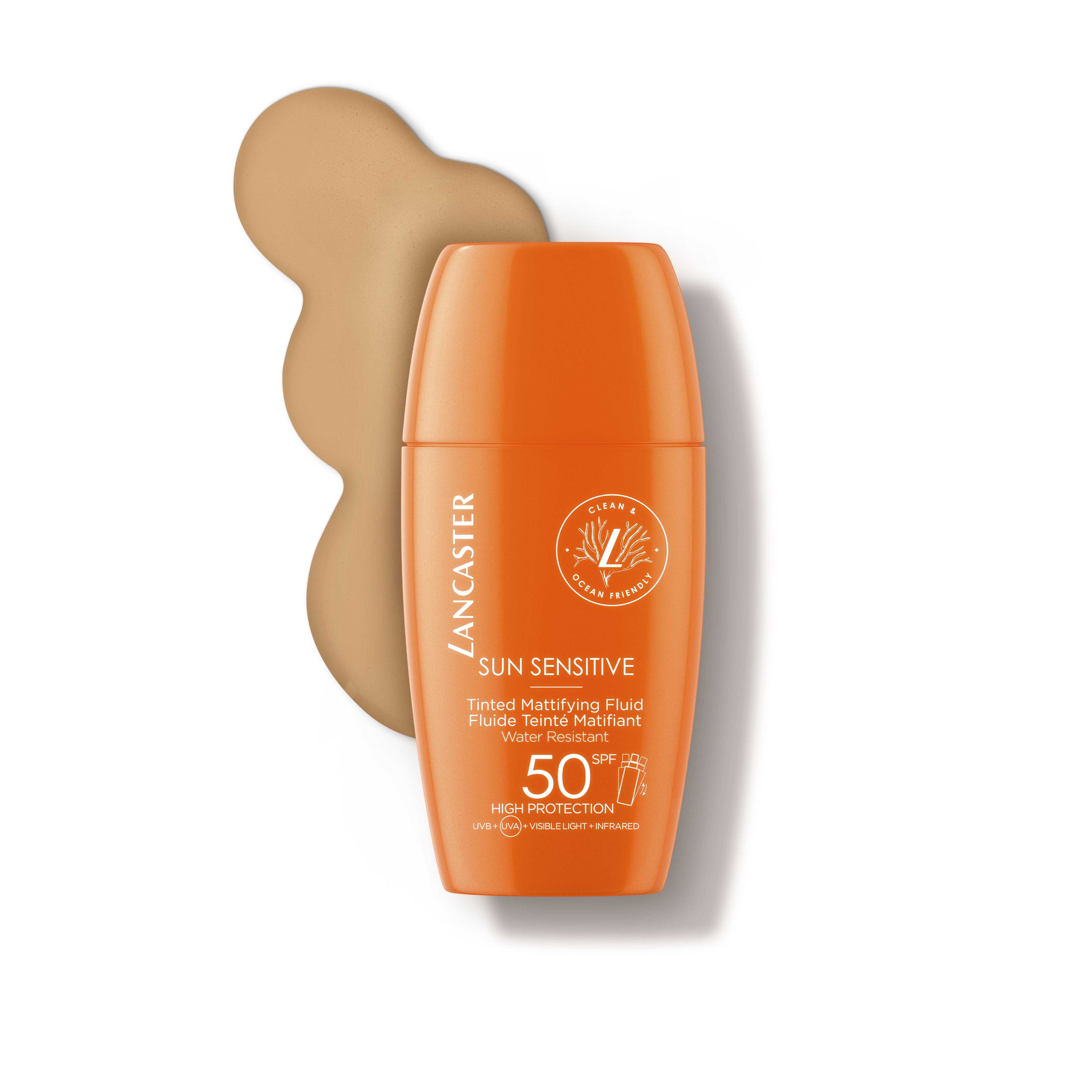 Sun Sensitive Protector Solarni tonirani matirajući fluid SPF 50 Cosmética de lujo