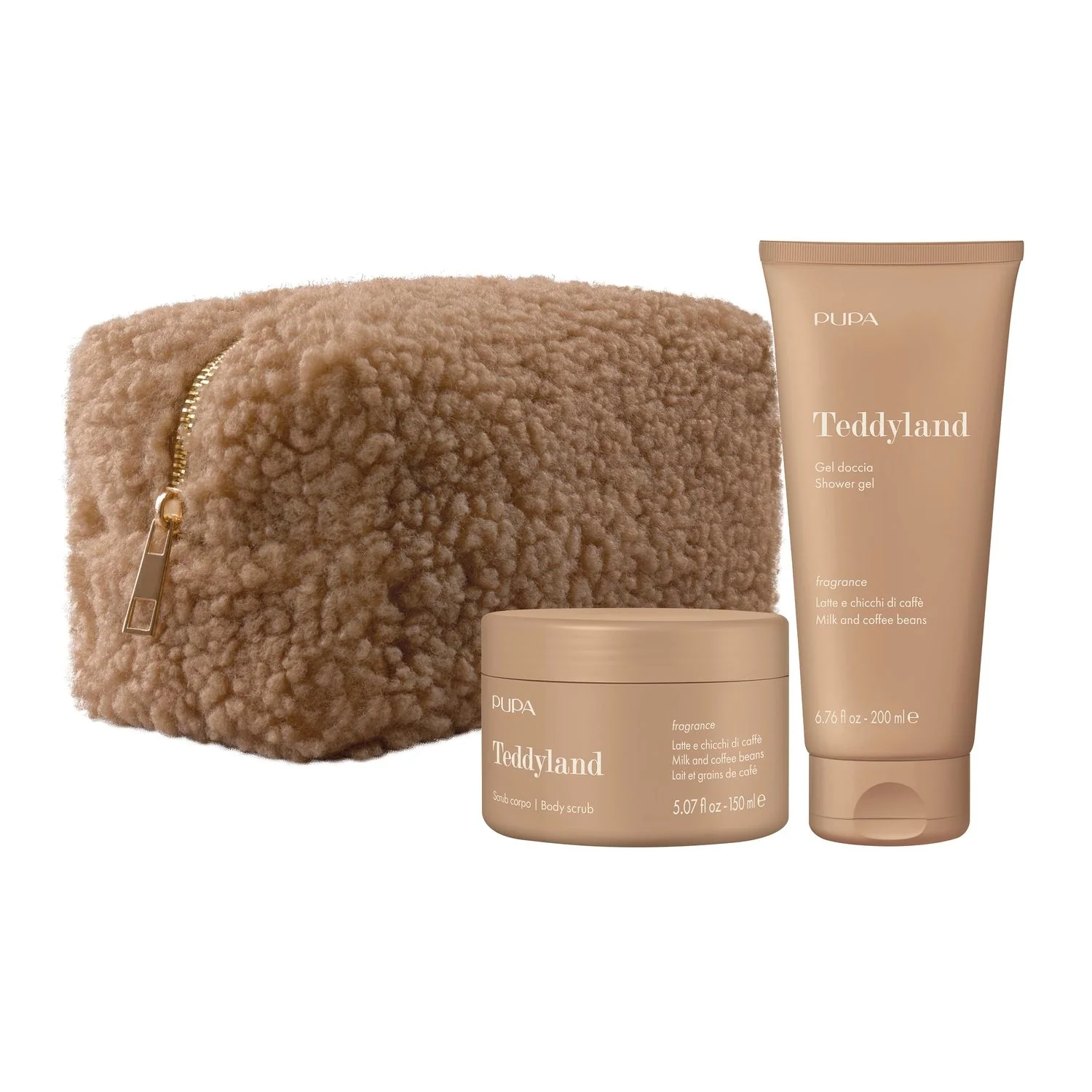 Trattamenti Corpo TEDDYLAND KIT 2 - latte e chicci di caffe' - Cofanetto Corpo