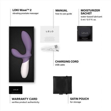 Lelo analinis stimuliatorius Loki Wave 2 Violet 1 vnt. 1 vnt.