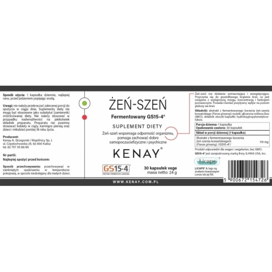 Kenay fermentierter Ginseng GS15-4