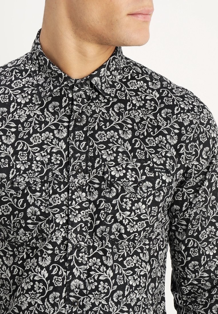 Replay-shirt - zwart