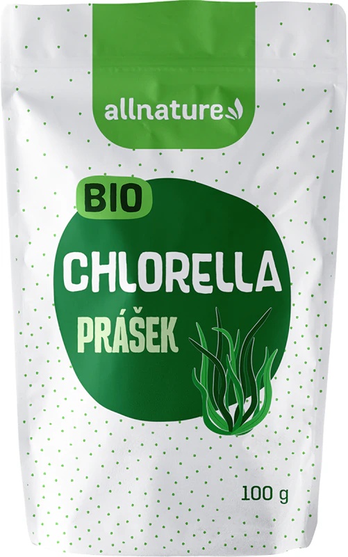 „Allnature Chlorella“ ekologiški natūralūs antioksidantų milteliai