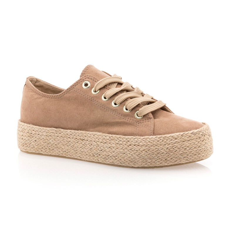 Zapatillas deportivas para mujer color marrón