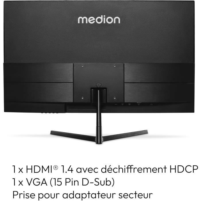Schermo per PC - MEDION - AKOYA P52218 MD 20150 - 54,6 cm (22'') Full HD - HDR10 - HDMI - Senza cornice