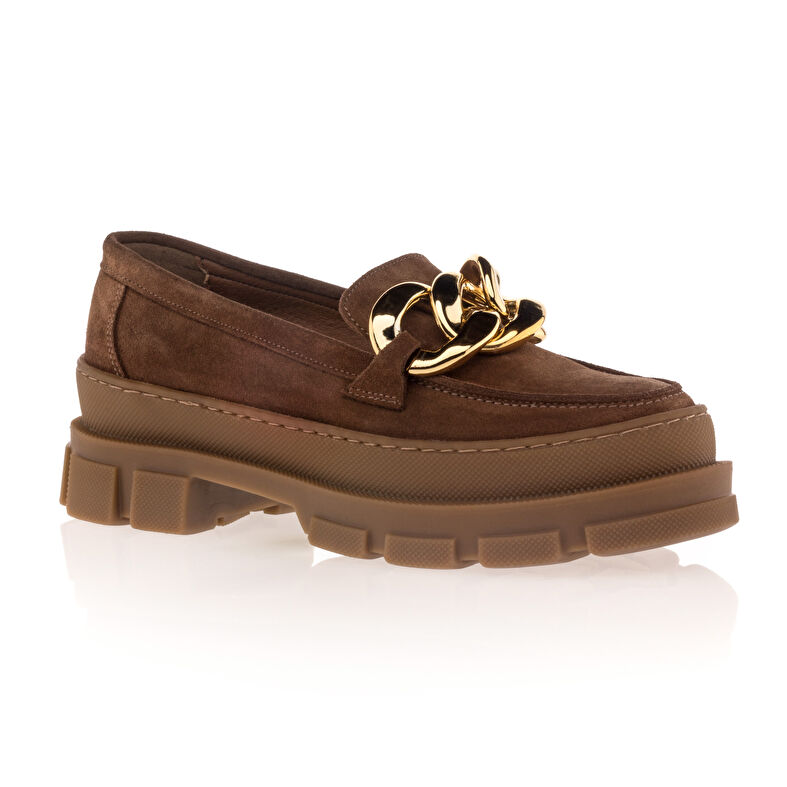 Mocassins / chaussures bateau Femme Marron