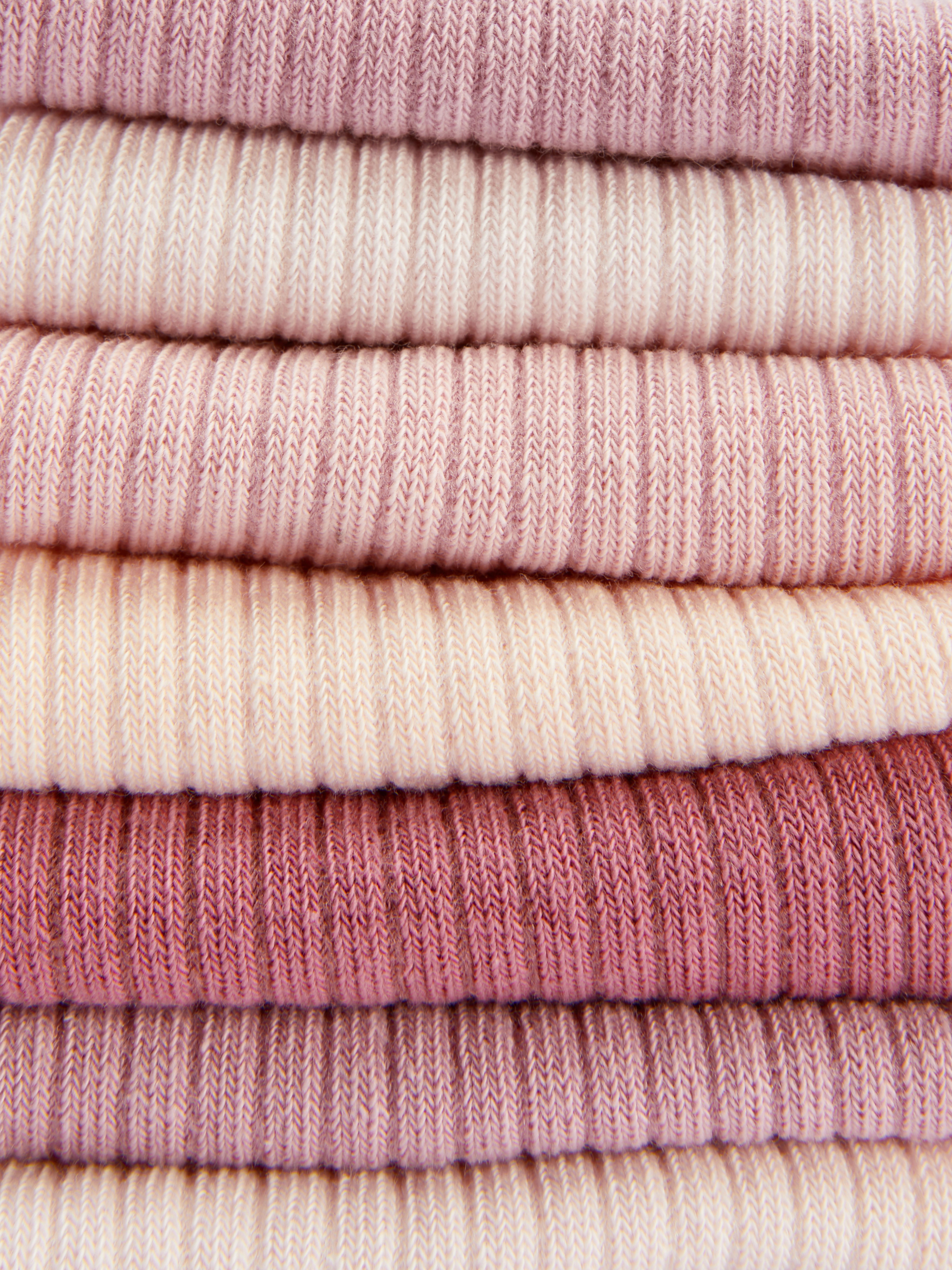 Gerippte Sneakersocken, 7 Paar. Ein Paar bequeme Socken für jeden Tag der Woche.