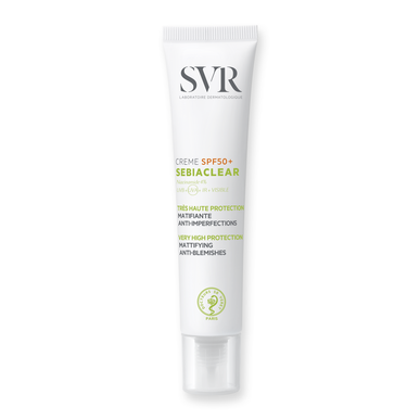 SVR Sebiaclear Creme SPF50 Mattapintainen epäpuhtauksia ehkäisevä voide SPF50 40 ml 40 ml