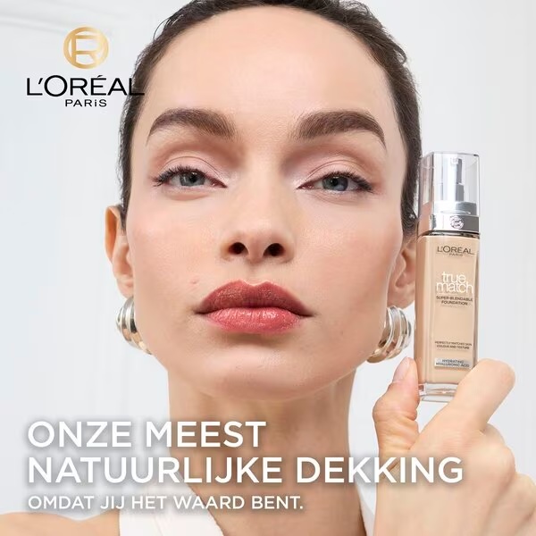 L'Oréal Paris „True Match 7.R/7.C Rose Amber“ makiažo pagrindas, 30 ml