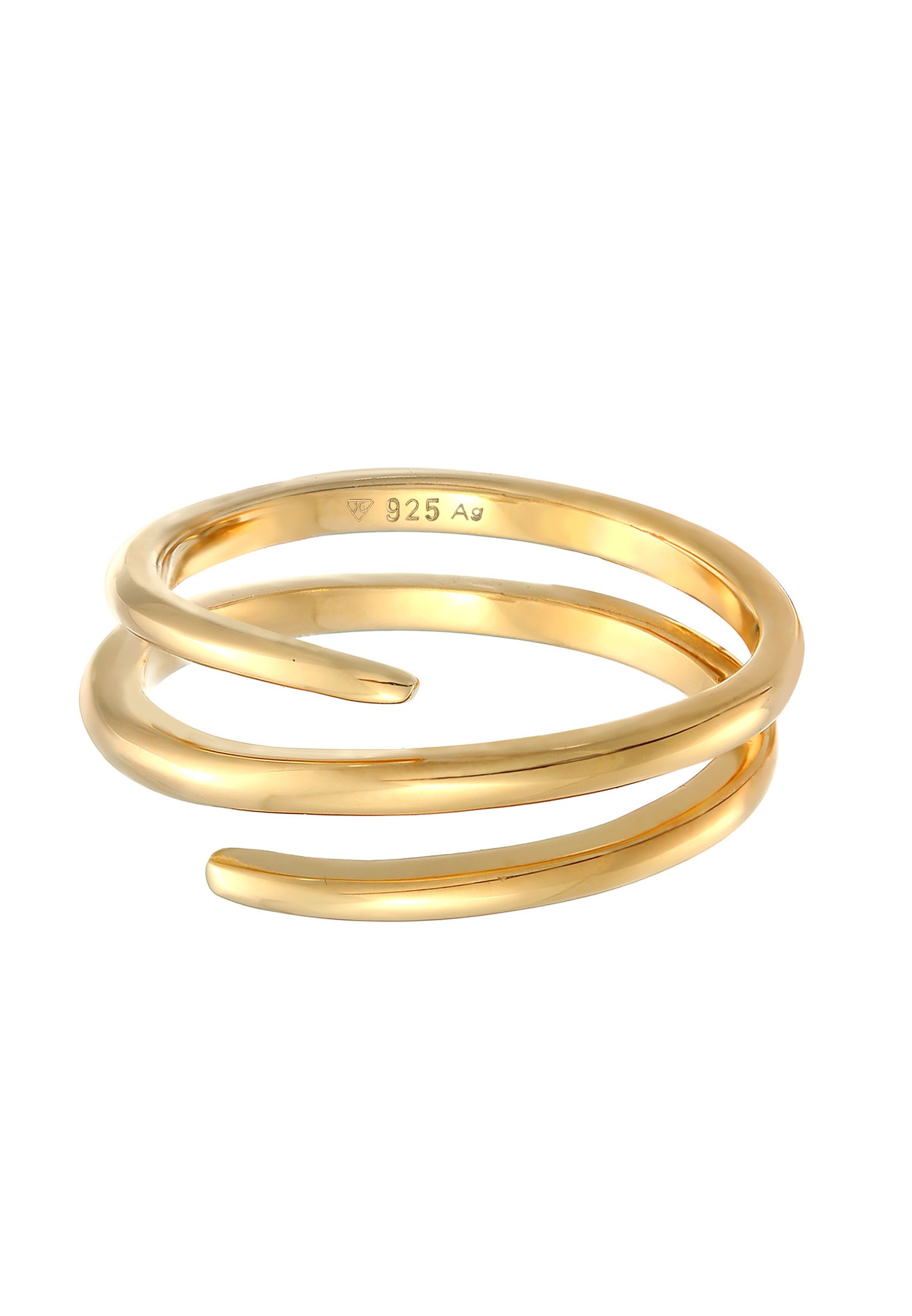Elli Femmes Déclaration Filigrane Enroulé en Argent Sterling 925