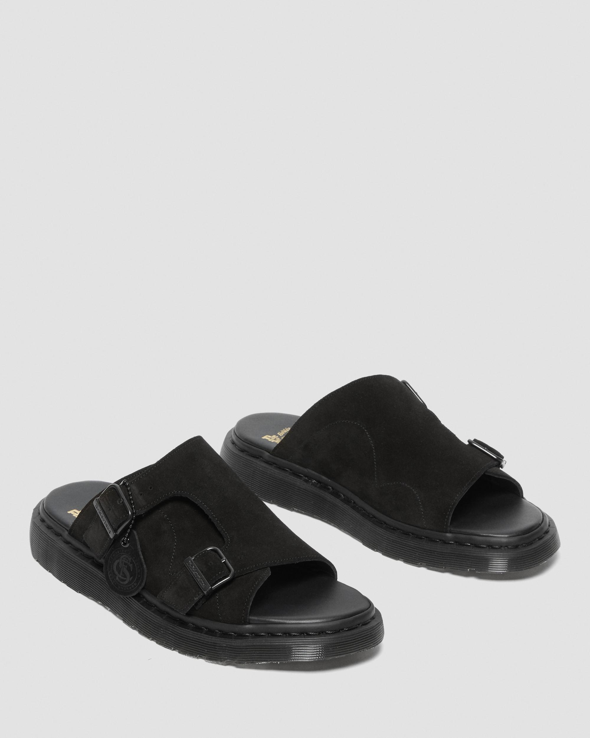 Dayne Made in England Wildleder Slip-on Sandalen