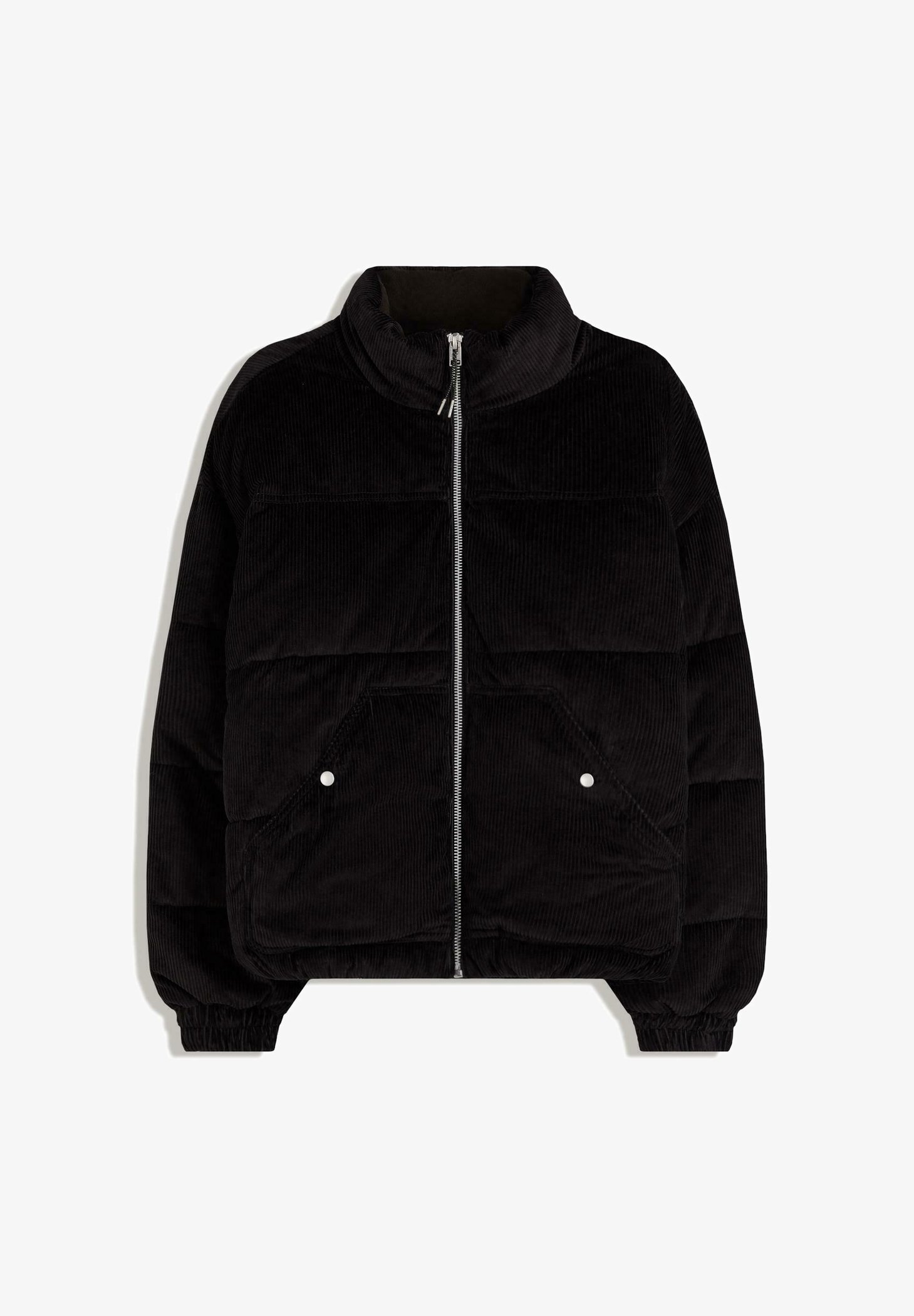 Bershka Winterjacke - schwarz