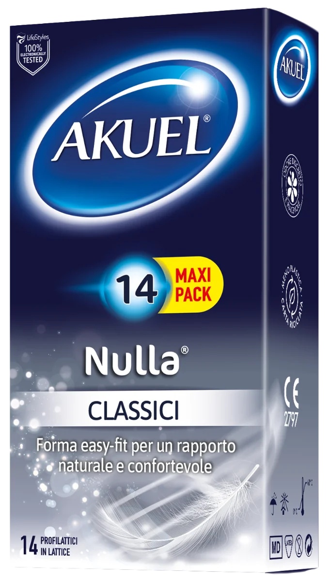 AKUEL Akuel Nulla Classic 14 τεμ. Ασφαλές σεξ