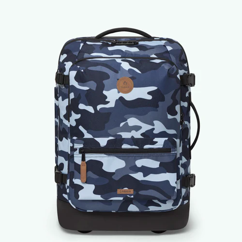 Cabaia Kleine Bimini zachte koffer met 2 wielen, blauw