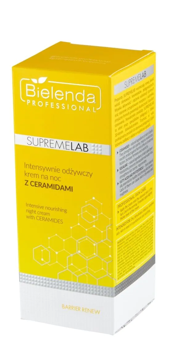 Bielenda Professional Supremelab Barrier Renew Intensywnie odżywczy krem na noc z Ceramidami