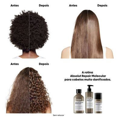 L'Oréal Professionnel Absolut Repair Molecular Serie Expert šampūnas papildantis, drėkinantis ir maitinantis, 500 ml