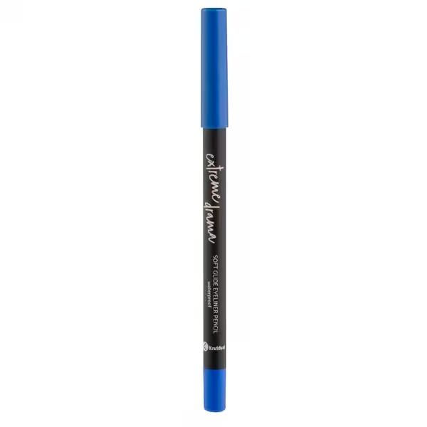 Vodoodporni svinčnik za oči Kruidvat Extreme Drama 083 Powerful Blue Soft Glide 1,2 g