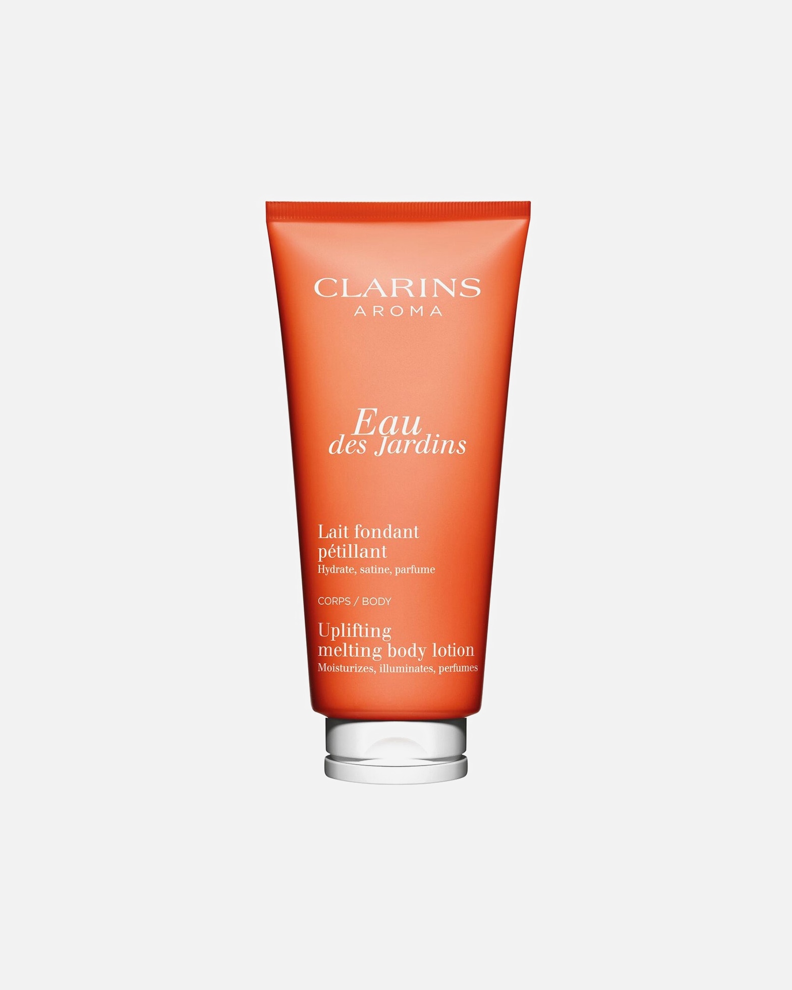 Clarins Crema Corpo Eau de Jardins Lozione corpo rivitalizzante e fondente – 200 ml