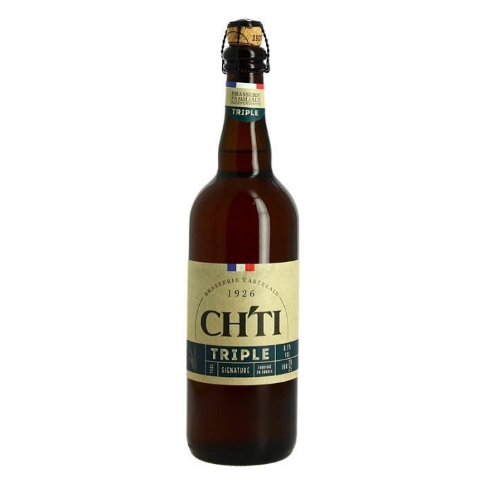 Cerveza Triple Signature - Chti - 8,50% vol. - 75 cl