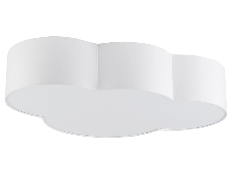 Lampa sufitowa dziecięca Cloud tkaninowa biała