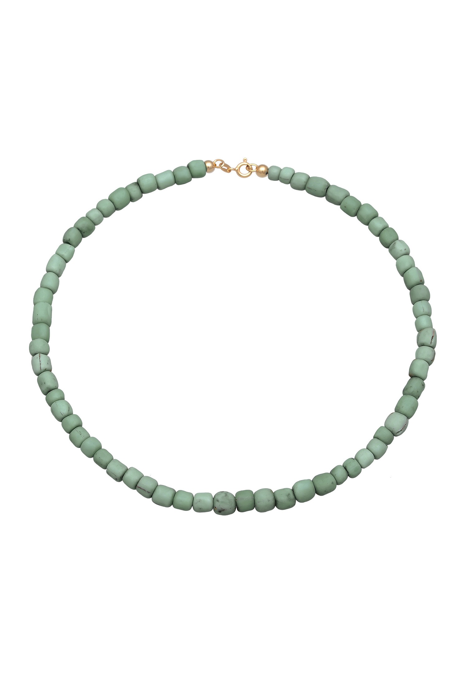 Elli Femmes Choker tendance Basique avec perles de verre blanc en argent sterling 925