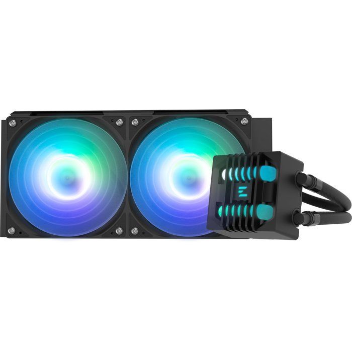 ZALMAN Alpha2 SE A24 - ZM-ALPHA2SEA24BK - Sistema de refrigeração líquida AIO - 2 ventoinhas ARGB de 120 mm - Preto