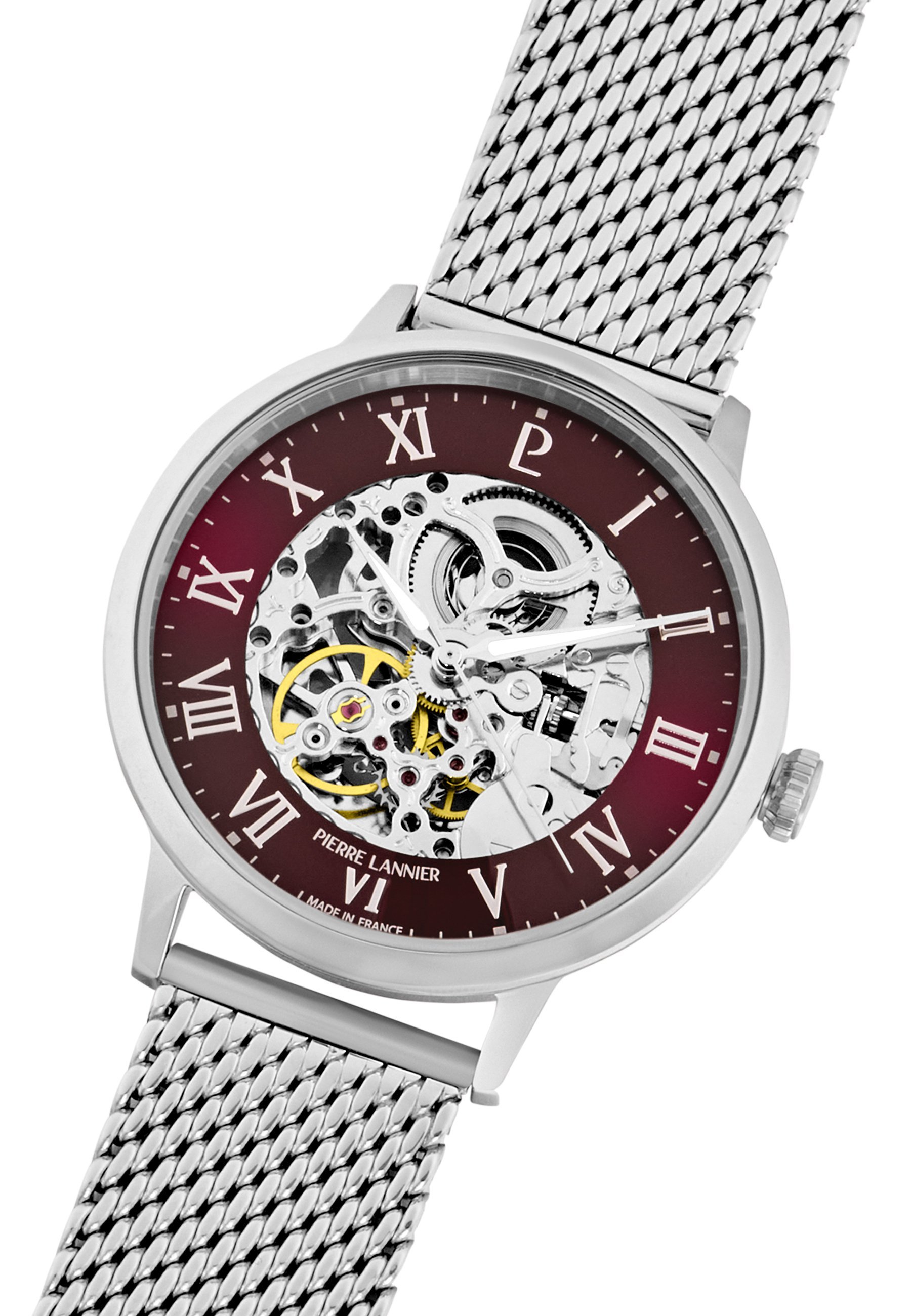 Pierre Lannier horloge - bordeaux