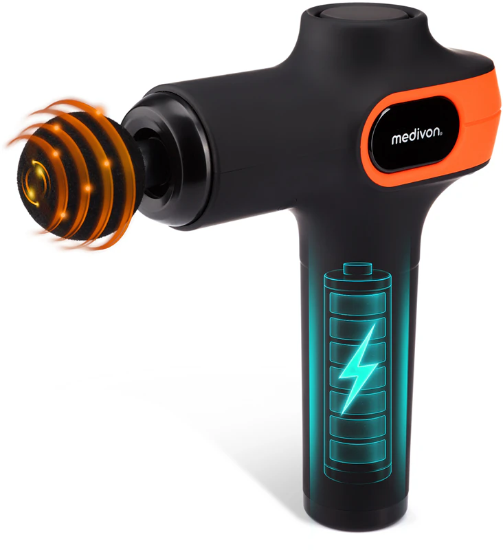 Medivon Gun Vital massagepistool met accessoires