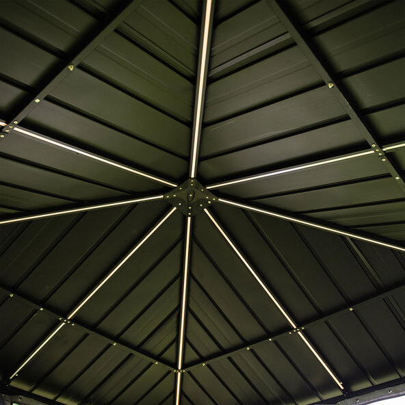Pavilion solar cu LED-uri AZUR