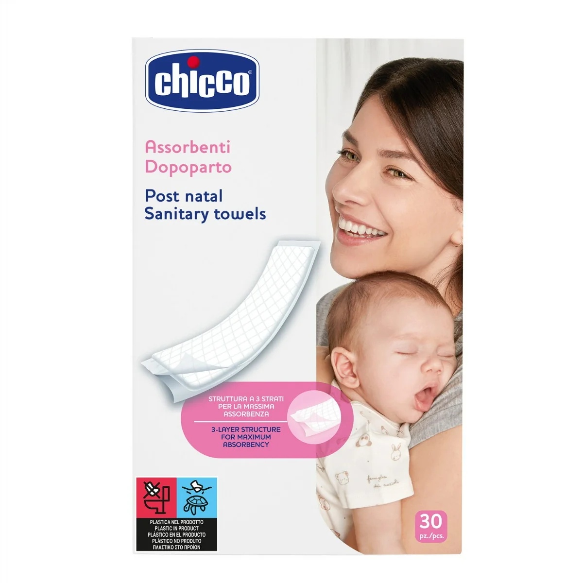 CHICCO Chicco postpartum maandverband 30 stuks.