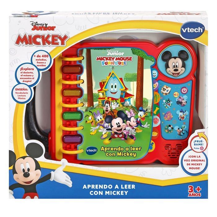 Interaktiivinen e-kirja - Vtech - 80-554022 - Disney Mickey - 4 pelitilaa - 14 sivua