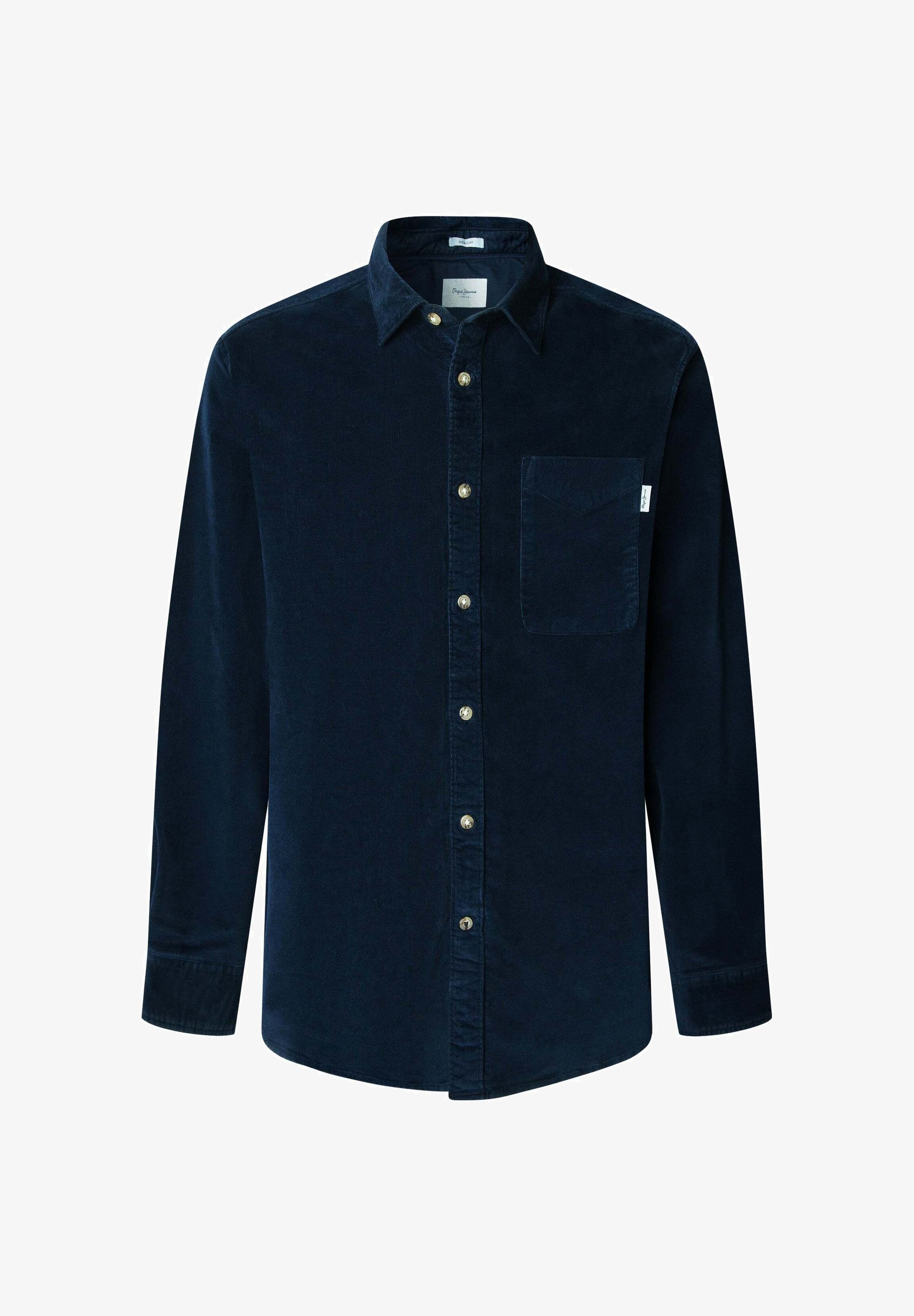 CLAYTON - Košile - black/white Pepe Jeans