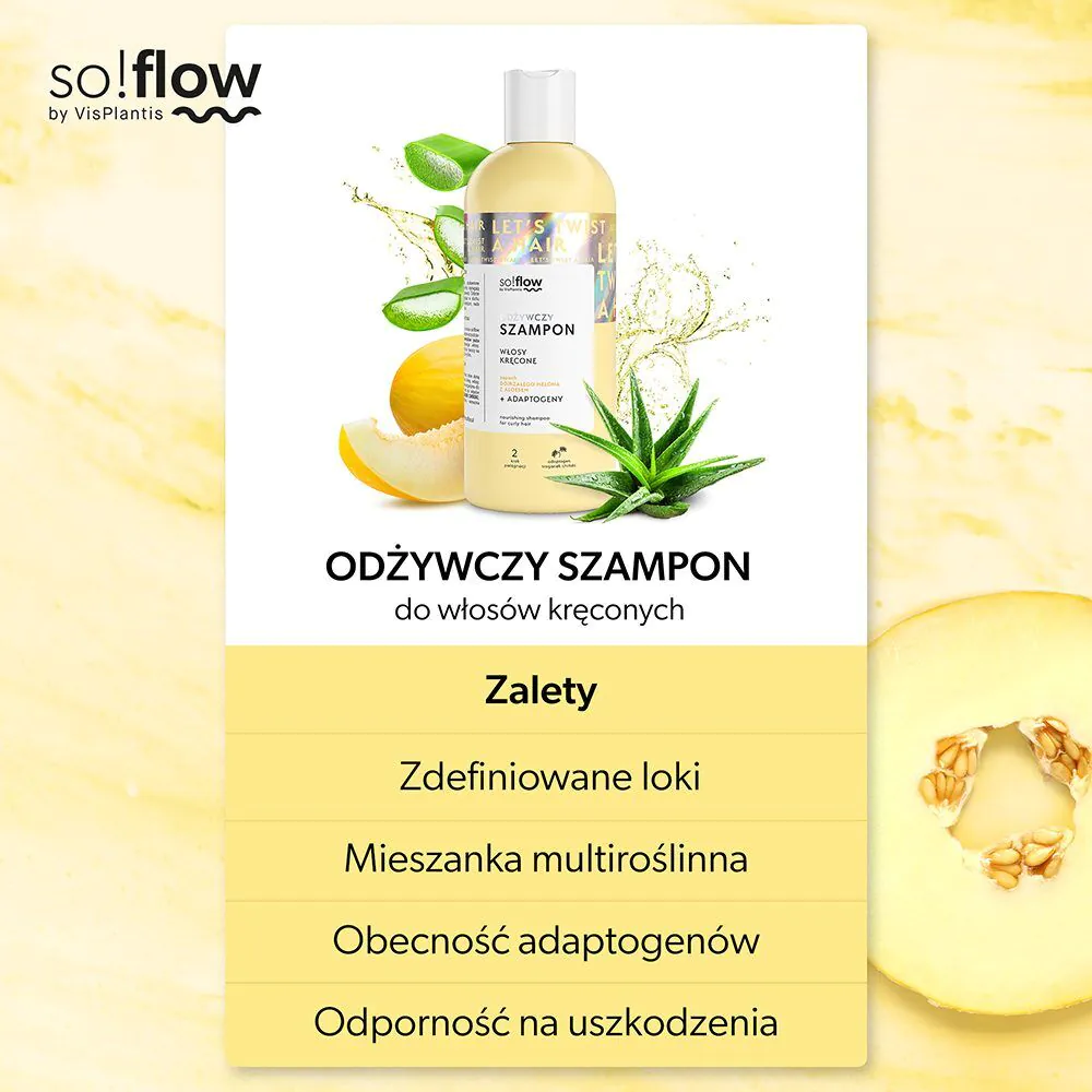 So!Flow Odżywczy Szampon do włosów Kręconych