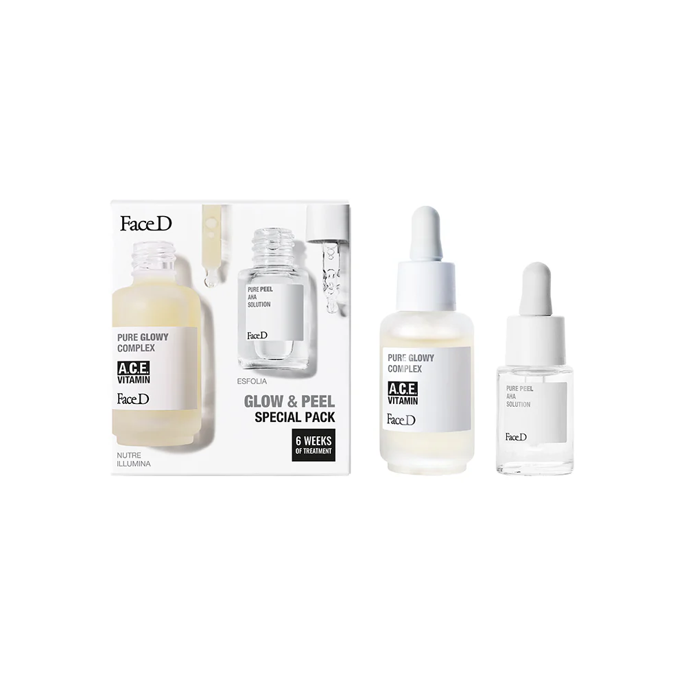 Viso Glowy & Peel KIT - Cofanetto Tratt. Globale