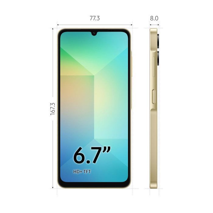 Smartphone - SAMSUNG - Galaxy A06 - 4Go RAM - 64Go - Écran Infinity 6,7
