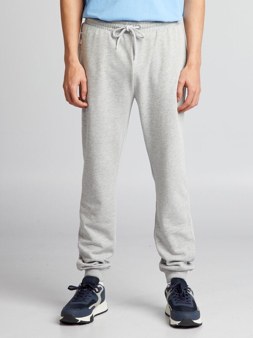 Fleece joggingbroek - GRIJS