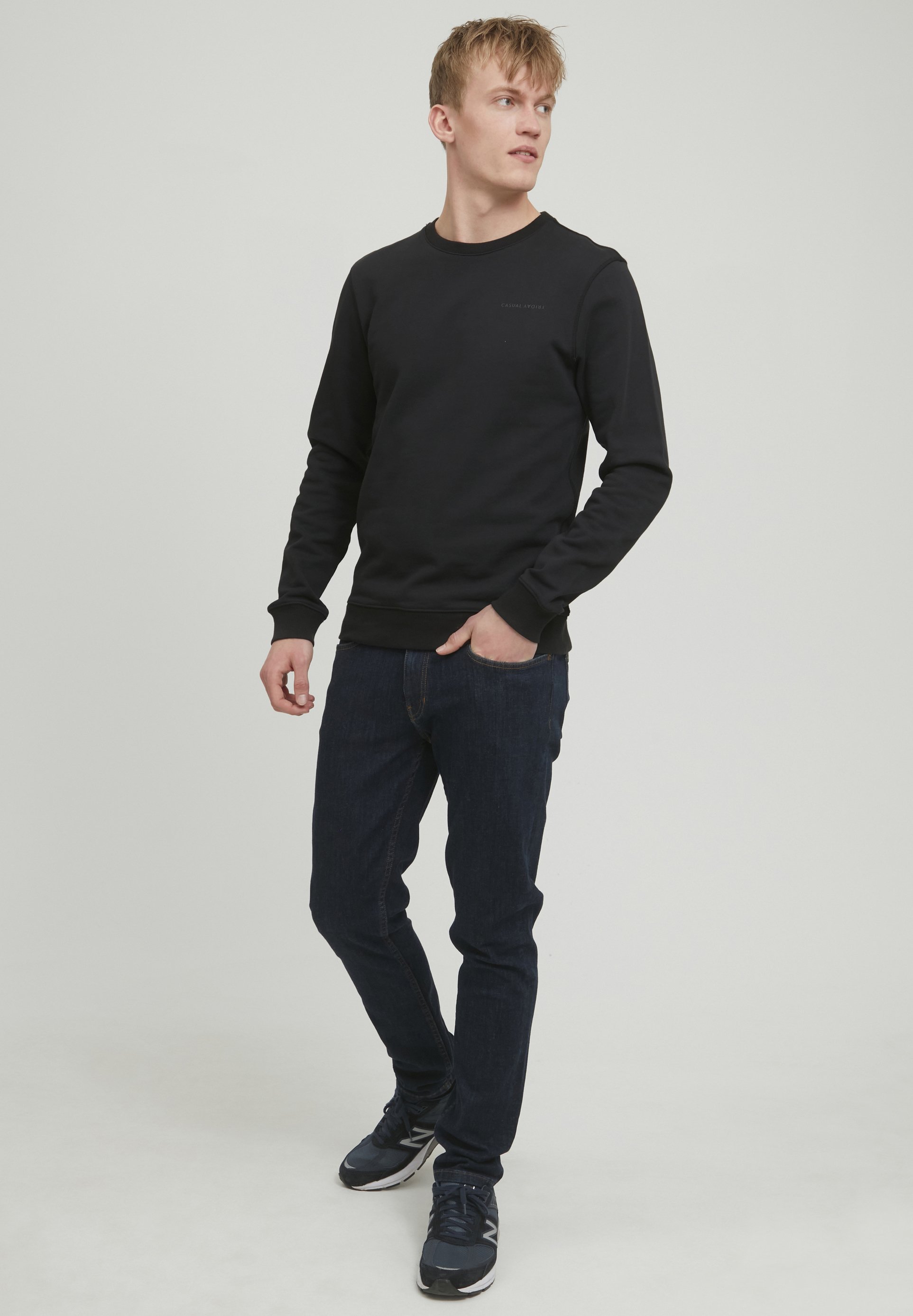 Felpa Casual Friday CFSeverin - antracite nera