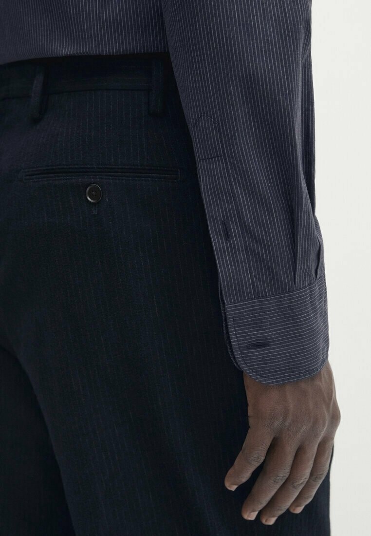 Massimo Dutti Chino - donkerblauw