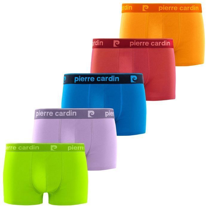 Calzoncillos bóxer Pierrecardin para hombre - Morado (Paquete de 5)