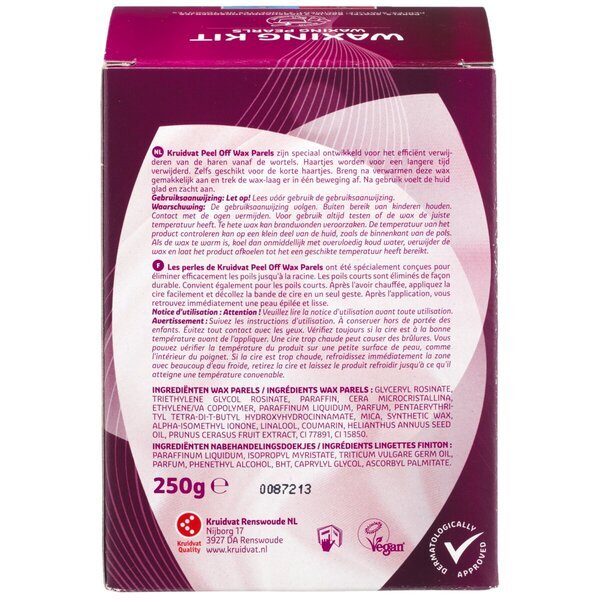 Kruidvat set za depilaciju lica i tijela s perlicama za skidanje voska<br>250g
